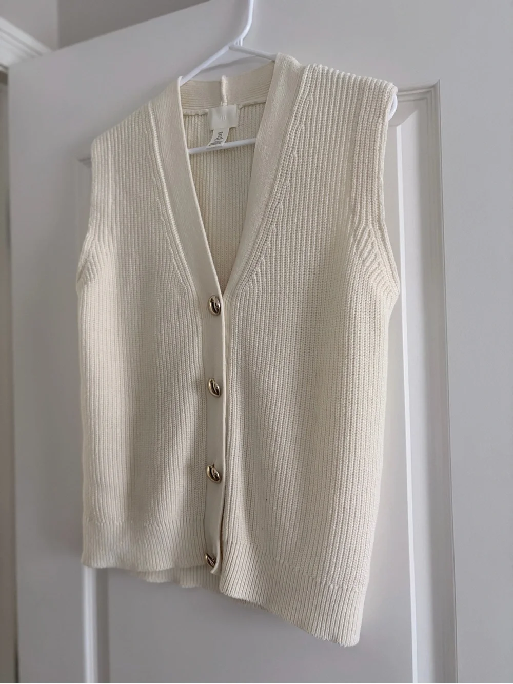 H&M Rib Knit Sweater Vest Size S